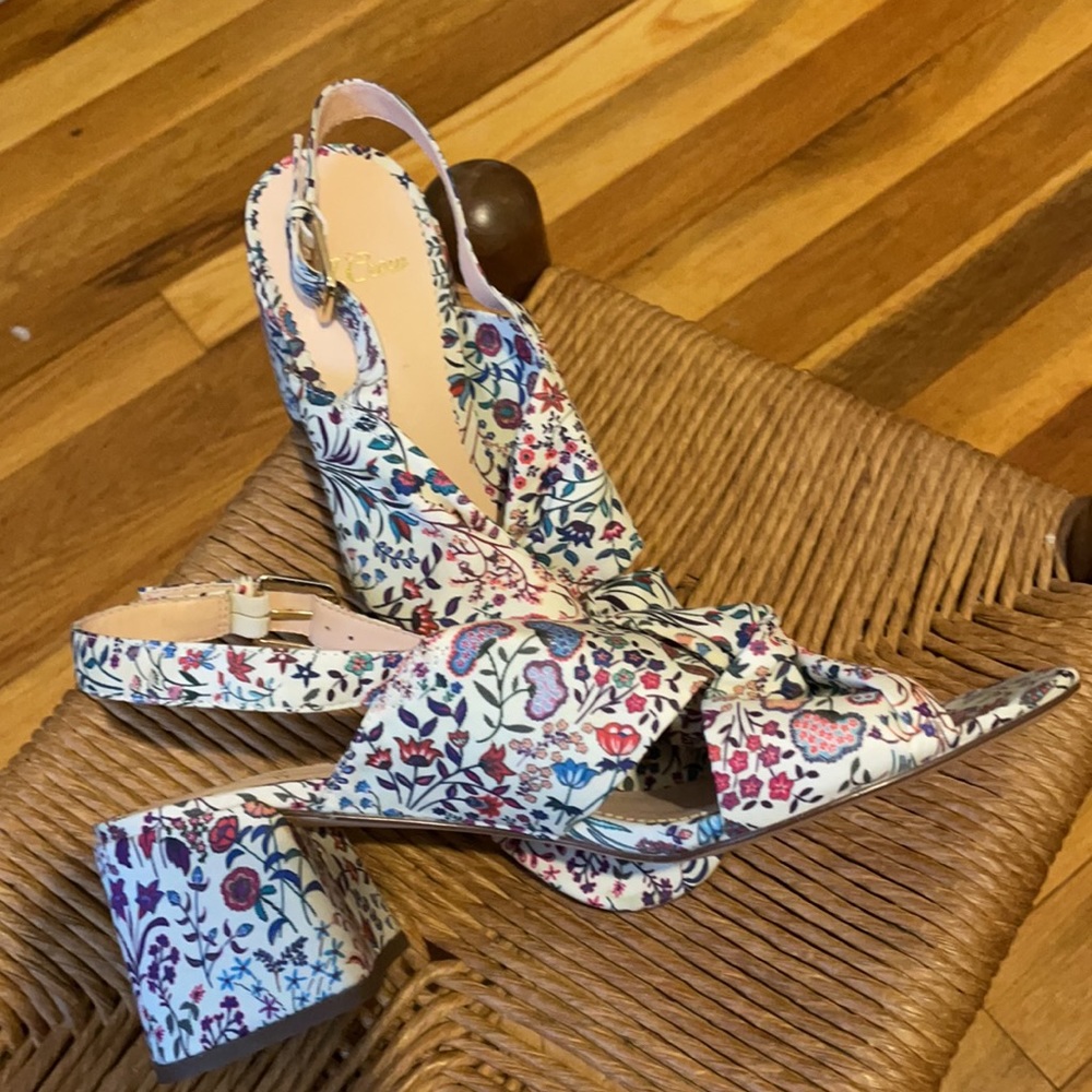 J. Crew Floral Sandals NWOT